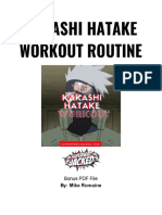 Kakashi Hatake Workout PDF