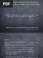 Unidade 3 - Fundamentos e Princípios Dos Exercícios de Treino