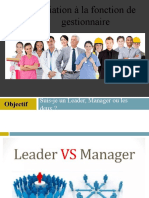 Cours 11 Leader vs Manager