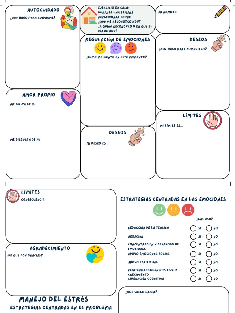 Actividades Personales de Bienestar Personal y Manejo Del Estrés | PDF ...