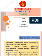 1. PEMERIKSAAN KEMAMPUAN WARNA