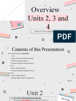Overview Units 2 and 3
