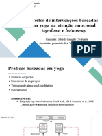 Efeitos de yoga na atenção emocional top-down e bottom-up