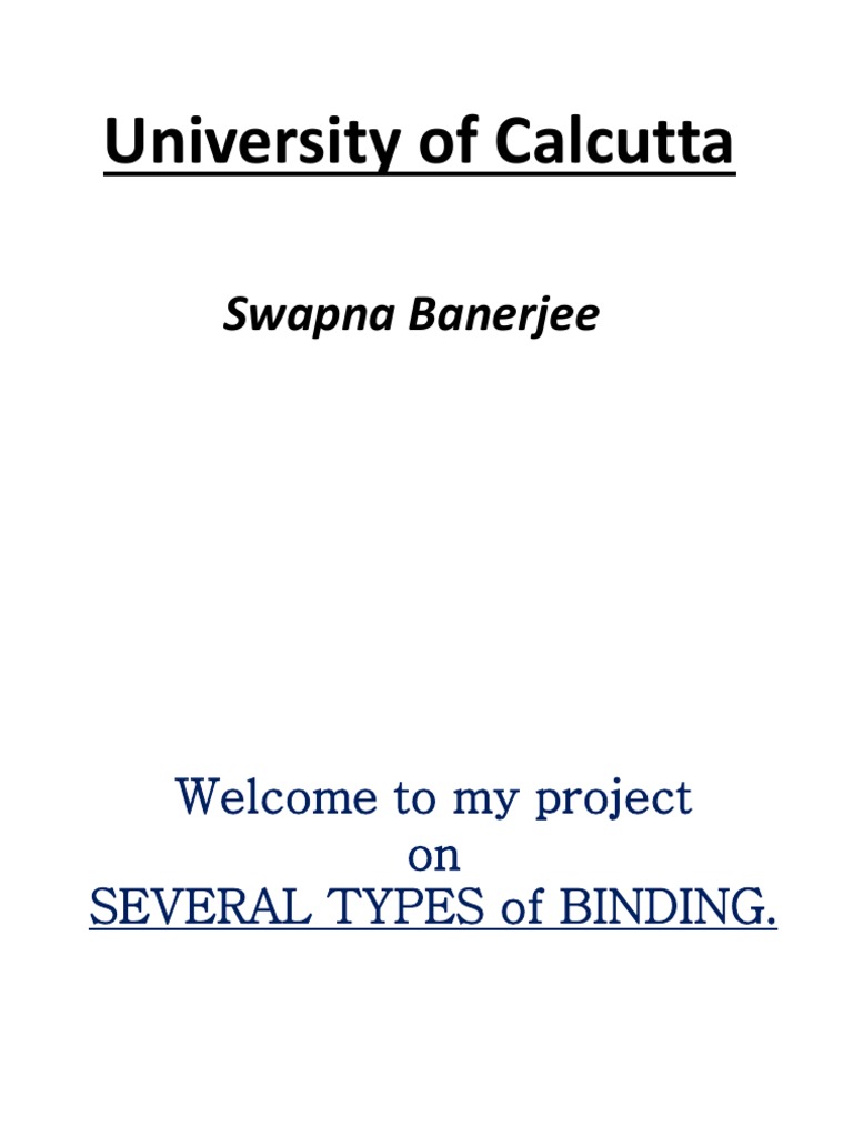 Binding PDF Bookbinding Books