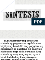 Ikalimang Linggo (Sintesis)