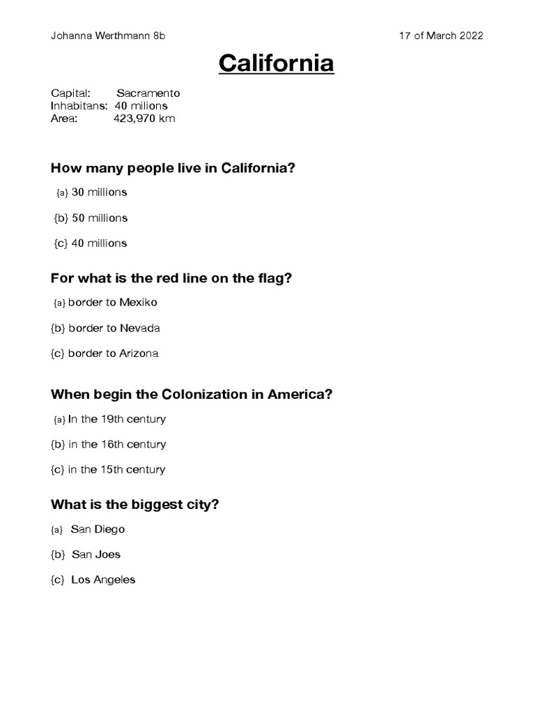 Englisch Handout PDF