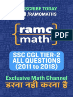 Ramo Maths - SSC CGL Mains Compilation - Bilingual