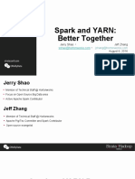 Spark和YARN：最好一起工作 讲话