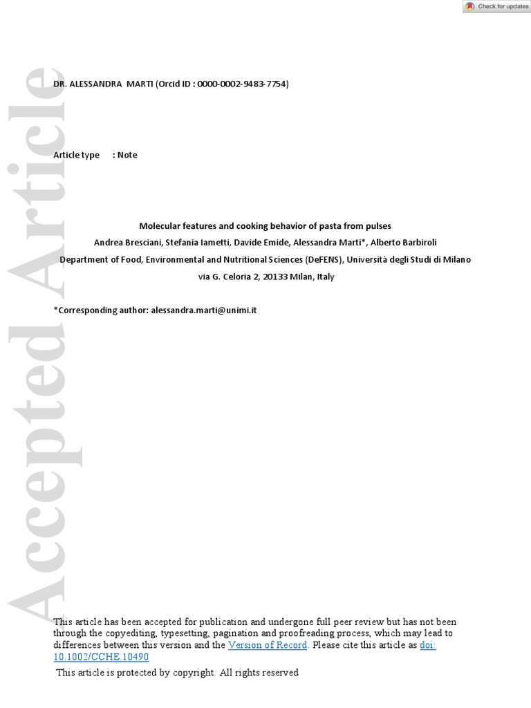 Enzymes In Pasta Dough And Their Impact On Texture