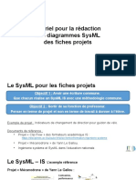 Diapo SysML Is - Fiches Projets
