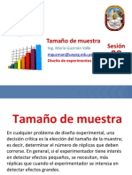 Sesión 08 - Determinación Del Tamaño de Muestra