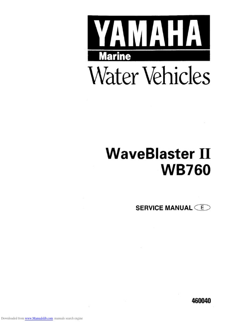 Outboard Motor Maintenance and Repair Manual Chapters 14 General