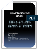 Investigatory Project On CANCER