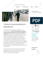 Trastorno de Personalidad Por Dependencia - PSISE Psicólogos Madrid