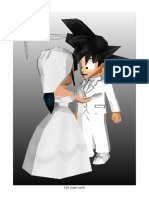 GokuxChiChiWedding - PapersheepMX Papercraft