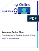 Free Resources Teaching Sentence Writing