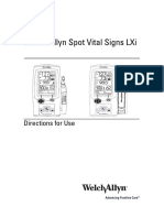 Welch Allyn Spot Vital Signs LXi User Manual