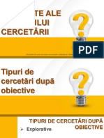 Seminar - Elemente Ale Designului Cercetării