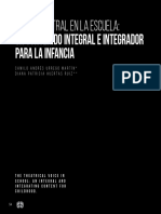 Un Contenido Integral e Integrador para La Infancia: La Voz Teatral en La Escuela