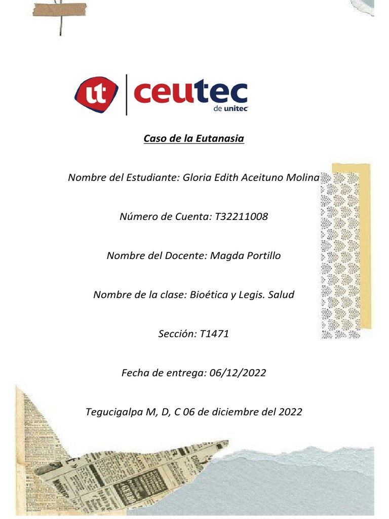 Caso Eutanasia | PDF | Muerte | Etica Aplicada