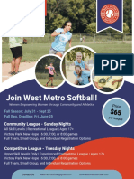 Join West Metro Softball