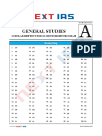 Scholarship Test - Answer Key (29!01!2023)