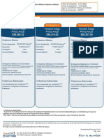 GMM 34F Platino 80 Opciones