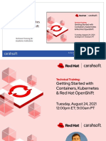 Red Hat OpenShift Training Workshop Slides