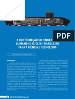 A Contribuição Do Projeto Do Submarino Nuclear Brasileiro para A Ciência E Tecnologia