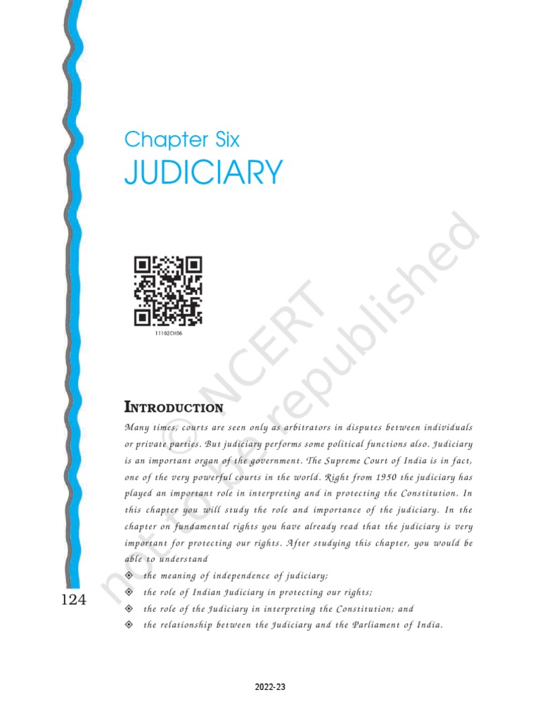 Role of Judiciary in Indian Constitution | PDF | Supreme Court Of India ...
