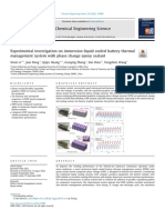 Experimental Investigation On Immersion Liquid Cooled Battery Thermal Management System With Phase Change Epoxy Sealant