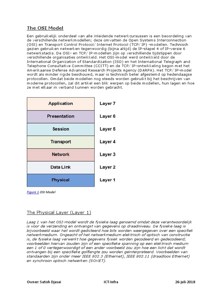The OSI Model | PDF