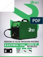 Máquina de solda inversora MIG/MMA EasyMig-200