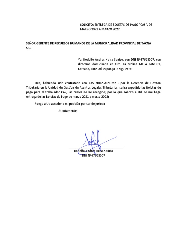 SOLICITO | PDF