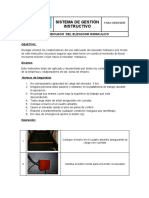 Instructivo Uso Adecuado de La Niveladora Hidraulica