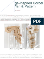 DIY Vintage Inspired Corbel Building Plan & Pattern 0