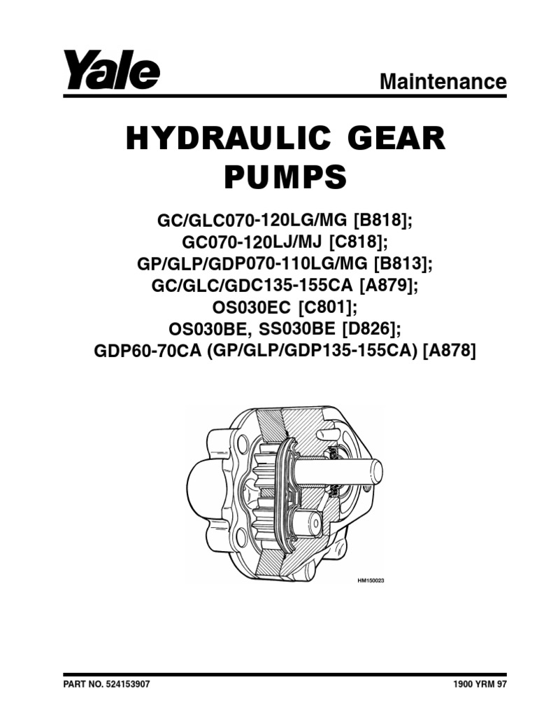Hydraulic Gear Pumps PDF Pump Valve