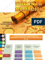 Seminario equipos directivos 2014: Programación centros educativos