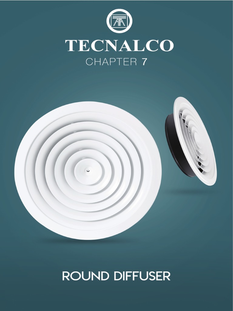 ROUND DIFFUSER Single Page | PDF | Sheet Metal | Industrial Processes