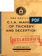 The Official CIA Manual of Trickery and Deception (H. Keith Melton, Robert Wallace)