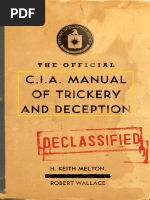 CIA Manual of Trickery and Deception | PDF
