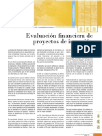 Evaluacion Financiera Proyectos Inversion