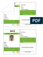 Formato de Credencial KIO TULTITLAN