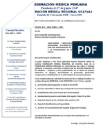 Contrato Federacion Medica Regional de Ucayali