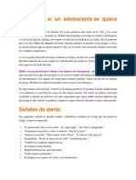 Qué Hacer Si Un Adolescente Se Quiere Suicidar