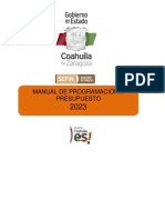 Manual Programación Presupuesto 2023