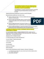 Para El Examen de Derecho Constitucional