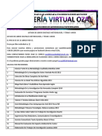 Listado de Libros Disponibles Libreria Virtual Ozal