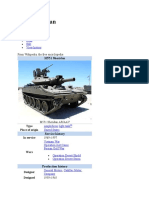 M551 Sheridan Light Tank