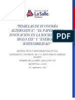 El Papel de La Innovación en La Sociedad Del Siglo XXI y Energía y Sostenibilidad.